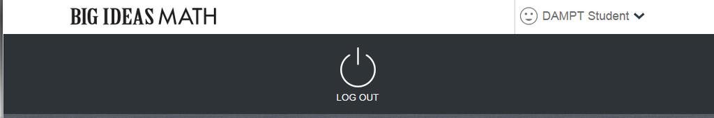 the top tool bar, and then click on the Log Out icon.