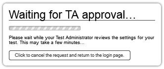 If a student s required test is not displayed, the student should select [Back to Login]. You should verify the test session includes the correct tests and add additional tests, if necessary.