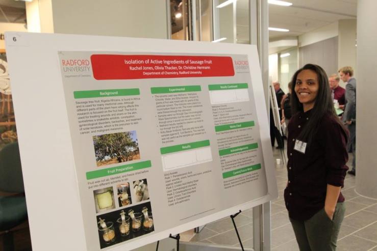 Chemistry hosted the Annual Undergraduate and High School poster session at