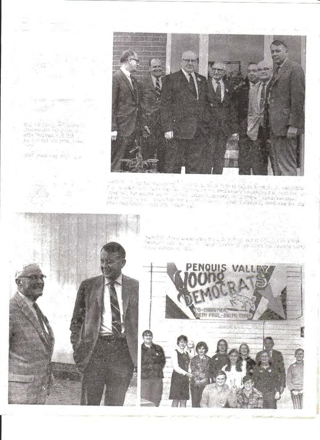 THE TOWN CRIER October 29, 1970 Page 11 Bill Hathaway and another Democratic campaigner, John McDonald of Milo,