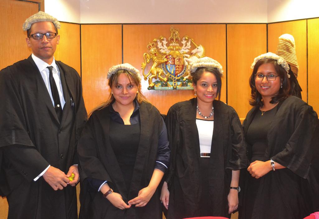 The finalists included Sheldon Guerra (LPC), Angelica Shannon (LLB Law), Saskia Samlal (LPC) and Keesha Sahadeo (LPC) (all pictured bottom left).