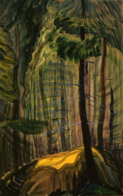 Emily Carr (Canadian, 1871-1945) Forest Glade date unknown oil and