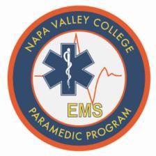 Dear Prospective Paramedic Student: Congratulations on your choice to select Napa Valley College for your continuing professional development.