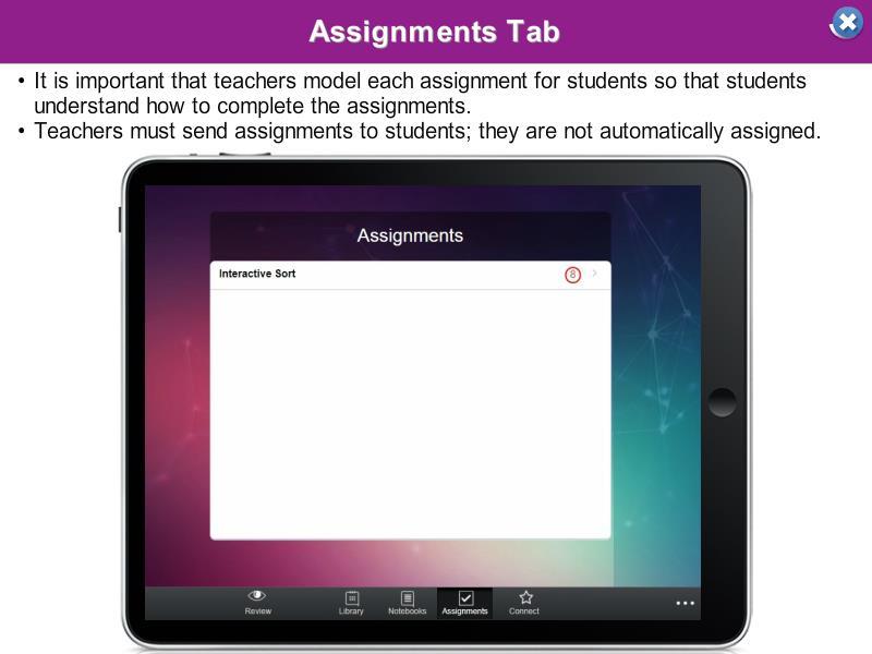 Assignments Tab Copyright 2017 by