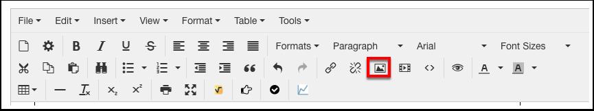 editing toolbar.