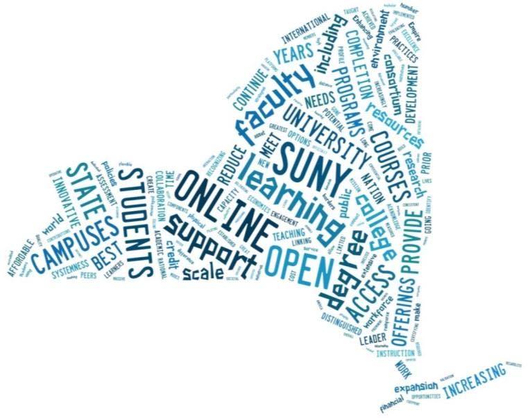 OPEN SUNY VISION Open SUNY aims to provide students with the nation s leading online learning experience.