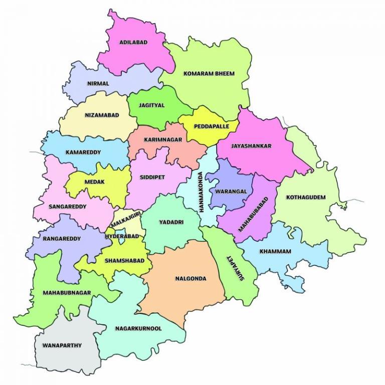 Adilabad at Utnoor 4. ITDA for Plain Areas at Hyderabad i.e., for Plain Area Dists. 21. Yadari Bhuvanagiri 22. Nizamabad 23. Kamareddy 24. Rangareddy 25. Medchal 26. Vikarabad 27. Warangal (Rural) 28.