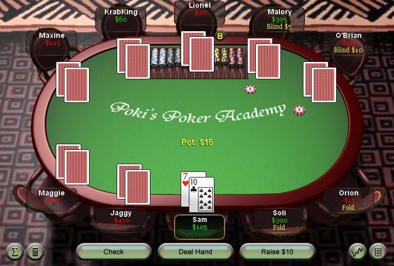 Learning how to make money In full 10-player games Poki is better than a typical low-limit casino player and wins consistently; however, not as good