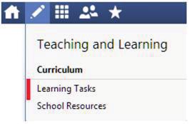 assessment tasks under the Learning Tasks tab in the