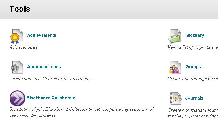 BLACKBOARD COLLABORATE Your instructor may have online meeting sessions on Blackboard. These online meetings will be conducted through Blackboard Collaborate.