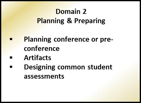 Planning and Preparing Domain 3: Reflecting on Teaching