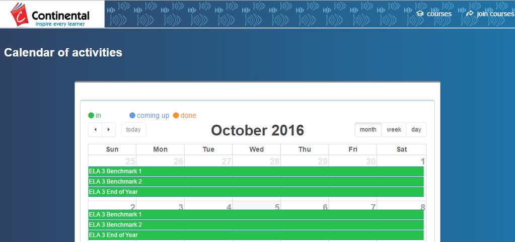 STUDENT ENVIRONMENT Take a Scheduled Test From the dashboard, students can now start their scheduled test. 1. Click on the Tests tile.