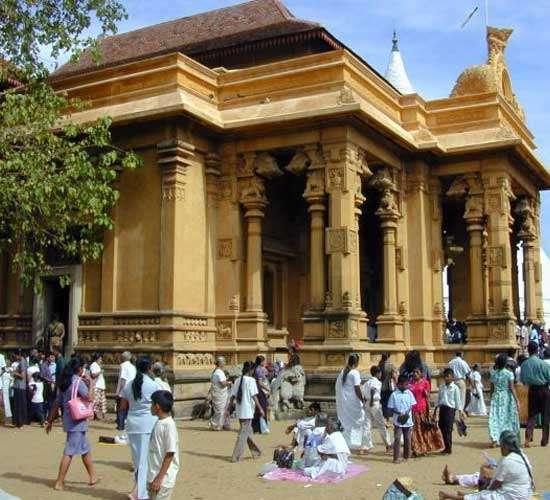 Buddhist Temple in Sri Lanka.