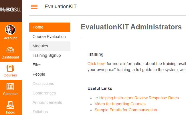 This new navigation is available for individuals who may be participants in multiple EvaluationKIT subaccounts with multiple roles.