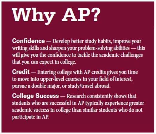 WHY TAKE AN AP CLASS?