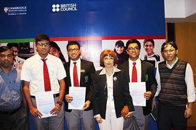Academics Academics in December 2014 Exams & Results On the 27 th of November 2014, Cambridge International Examination Board, along with British Council, organized an award ceremony to honor the