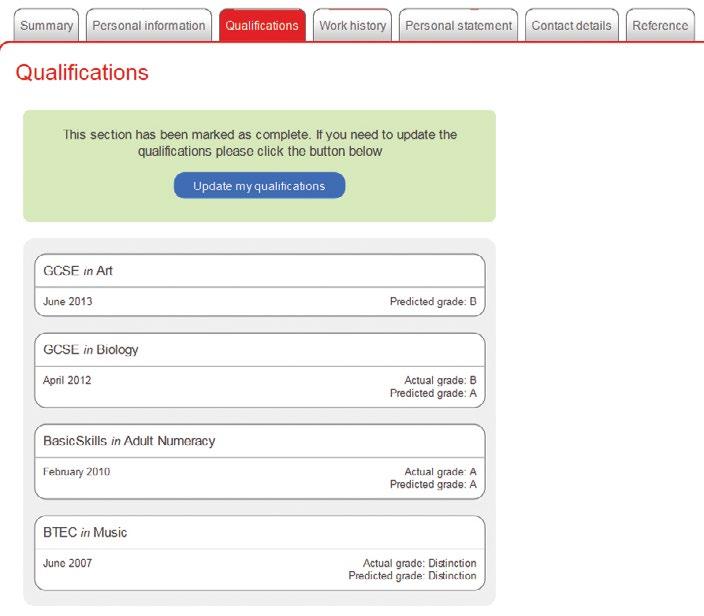 b. To access a learner account; to enter qualifications - locate the learner you wish to view using the search box in the top left of the page. c.