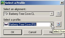 the alignment selected in the previous step, or use the <ENTER> key to select the profile from a dialog (3) 3 When prompted to select