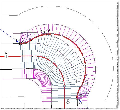 50 The resulting corridor section will model as shown below (before applying a logical