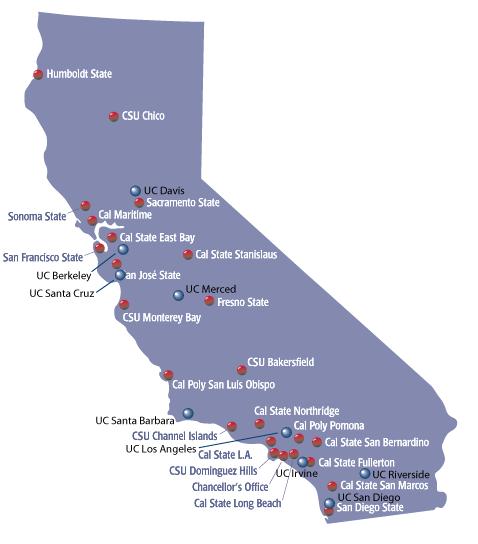 4-Year CA Public Universities California State