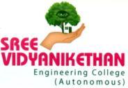 DEPARTMENT OF CIVIL ENGINEERING SREE VIDYANIKETHAN ENGINEERING COLLEGE (AUTONOMOUS) Sree Sainath Nagar, Tirupati 517 102, A.P. A Two Day Workshop for Students on TECHNOLOGICAL ADVANCEMENTS IN CIVIL ENGINEERING PRACTICE - 2016 (TACEP2016) 26-27 OCTOBER 2016 Converner: Dr.