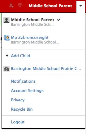 Adding More Than One Child If a parent has more than one child using Schoology at the middle school, an access code was provided for each one.