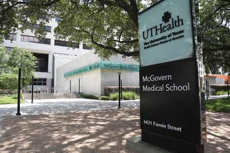 PART OF THE UTHEALTH FAMILY Six schools make up UTHealth.