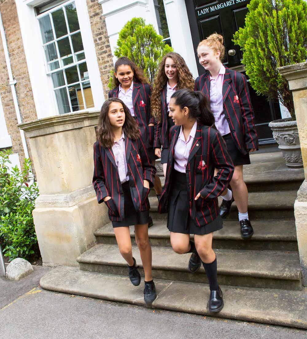 The School Spiritual, moral, social and cultural development is excellent. Ofsted Lady Margaret School is a Church of England School for Girls aged 11-18.
