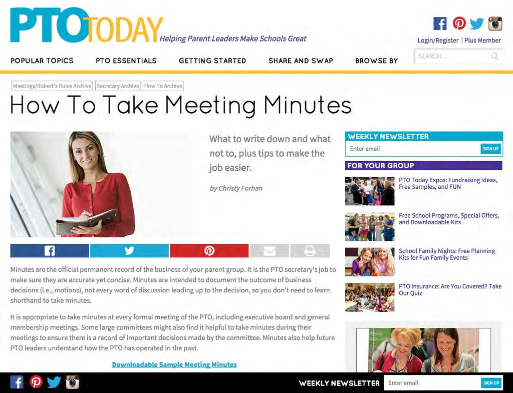 For the Love of Meetings Resource: How To