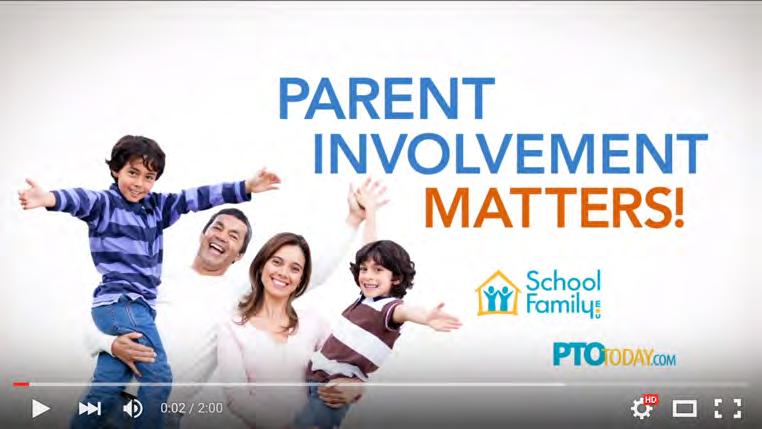 Parent Involvement Resource: Parent Involvement Matters This 2-minute video describes the
