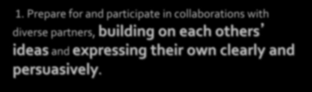 partners, building on each