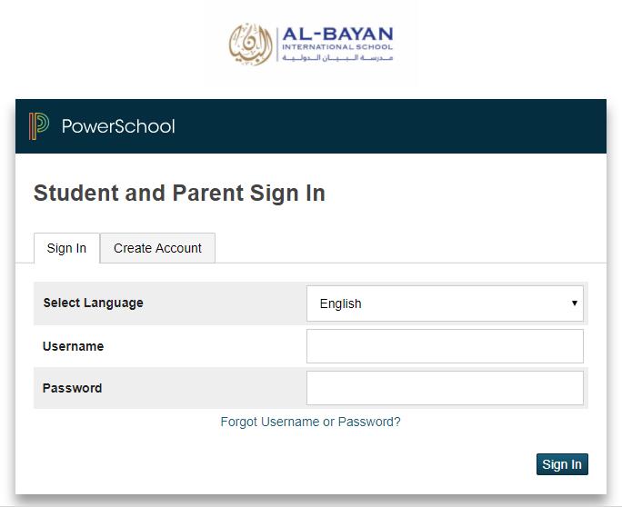 Create Parent Account A parent account allows you to view the information for your