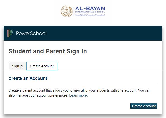 The following steps will help you to create your parent account: 1- Visit this URL: