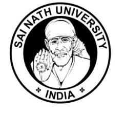 Sai Nath University Ranchi, Jharkhand, PH-0651-2544082 (Established by Jharkhand Govt. Act No.