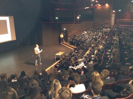 This was an assembly with maximum impact and a great focus for our Year 11 students who are in their