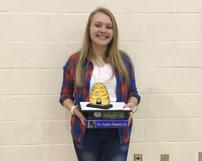 Summary of Grand Valley Board of Education January 30 & February 6, 2017 Special Meetings and February 13, 2017 Regular Meeting Summer Poyer, Grade 8 Overall Spelling Bee Champion Spelling Bee