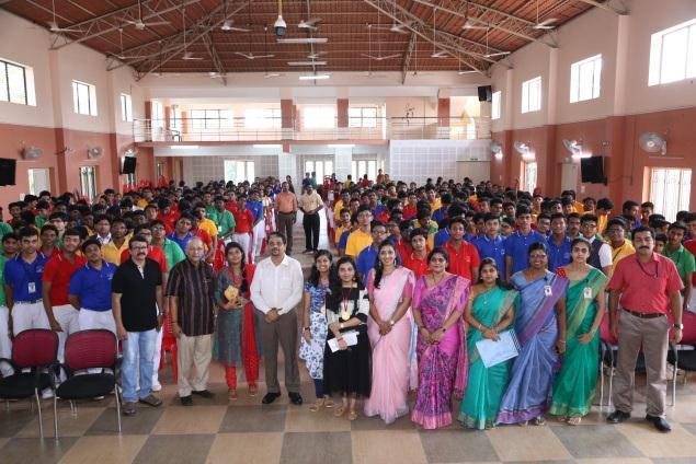 The Chairman Dr. G Rajamohan, Secretary Smt. Devi Mohan & the school Principal Smt. Shylaja O R were also present at the function. 26th June 2018, is observed as International Day against Drug Abuse.