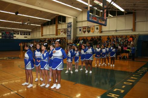 Winter Season Wrap-Up Cheerleading Second year as a Varsity Sport Had a team with