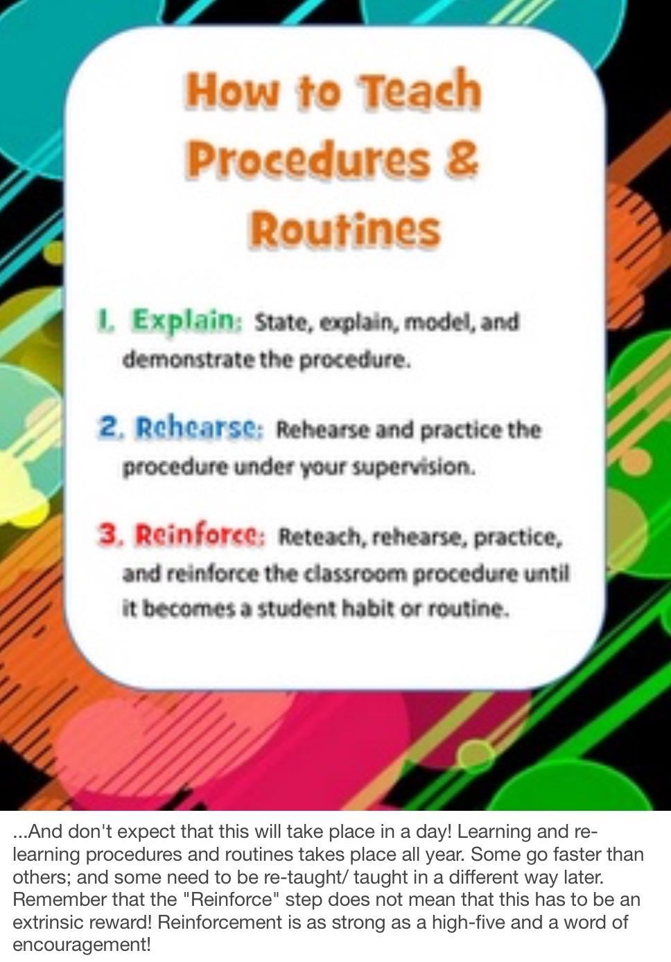 Then, have the students practice the procedure, walking them through each step with