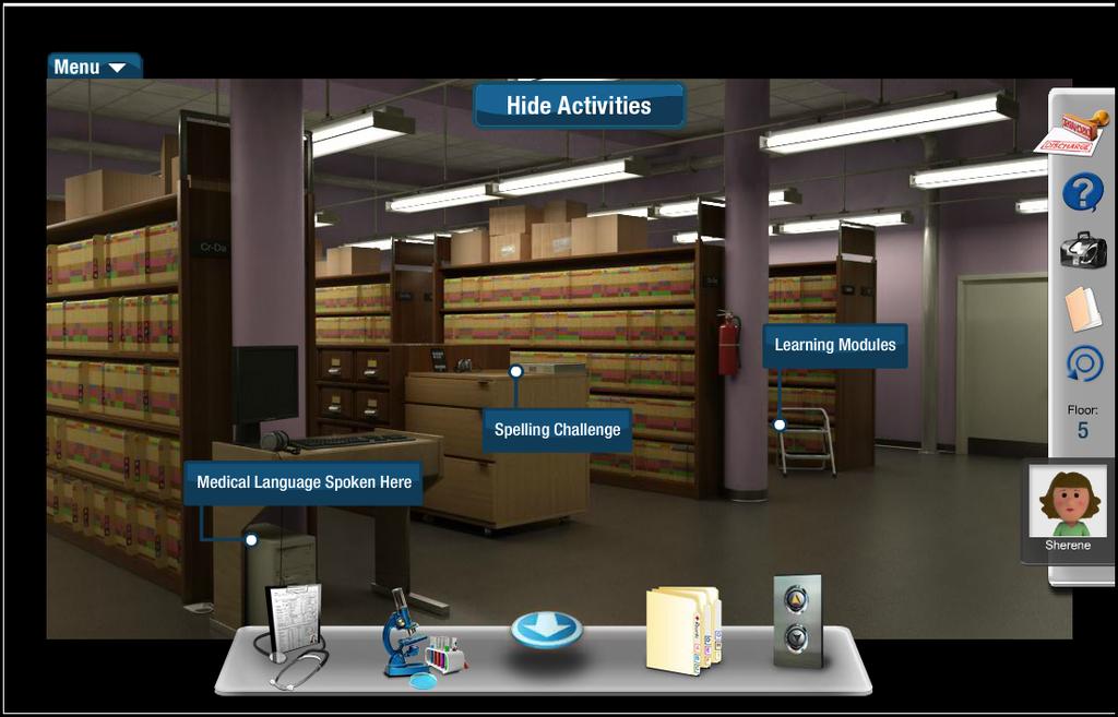 Records Room Here you will find a variety of practical applications as well as content modules.