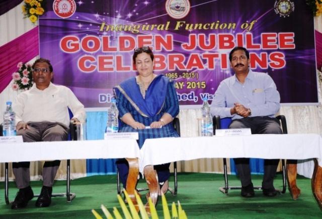 The Inaugural Function On the first day, the Inaugural day, the shed had invited the Divisional Railway Manager, Waltair, Smt Chandralekha Mukherjee, IRTS, as its