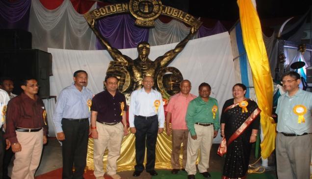 the Chief Guest unveiled the beautiful Golden Jubilee commemorative monument.