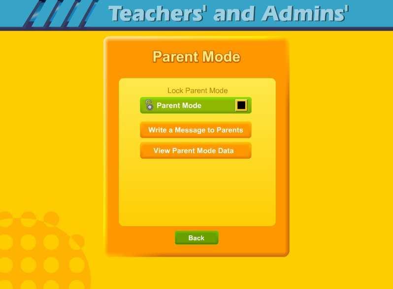 Parent Mode we believe that our Super Star Online presents a wonderful opportunity for parental involvement. Parents will now have an opportunity to take a more active role in helping their child.