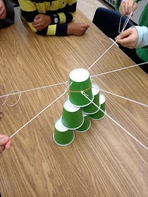 Source This hands-on group challenge is an exercise in patience and perseverance, not to mention a total blast! Your students will be hooked from the first round.