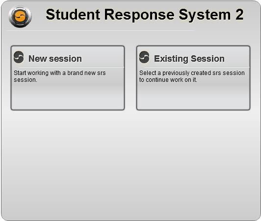 3. You can now choose to let the system create a new session code (which is a 5-letter code that students enter on their devices to connect to your particular voting session), or you can use an