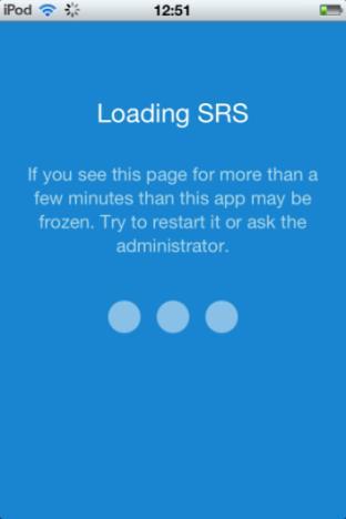 5. Before you can run a voting session, the students must log in on SRS from their devices.