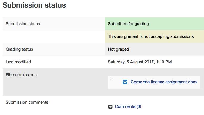 After submission and confirm the statement, student will no longer change any submitted files. Otherwise, contact to Teacher for any changes.
