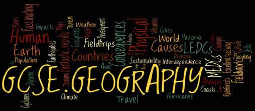 GCSE GEOGRAPHY: At Bedstone College students follow the OCR A Geography specification.