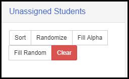 When in edit mode, a Seating Chart Configuration area will display. Select the desired Student Name Format. Select to sort alphabetically, if desired.