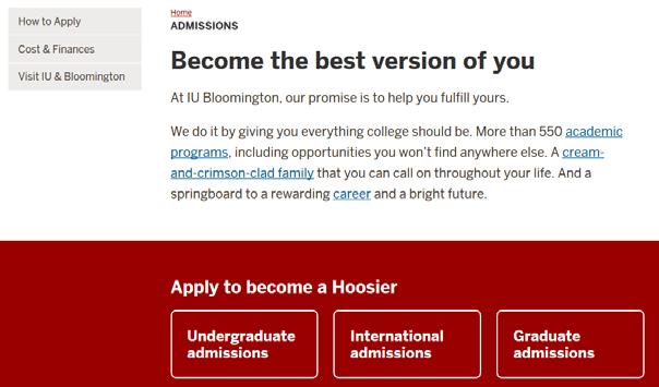 about applying to Visit college